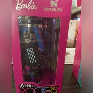 Barbie X Stanley Rockers Barbie 40oz Quencher Tumbler.